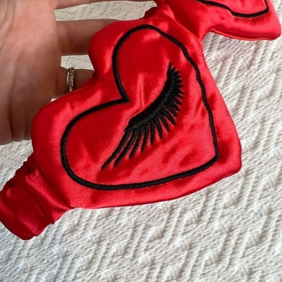 Unbranded Women’s Red Heart Valentines Sleep Mask Sleepwear Sleeping Aid Cute - Picture 4 of 7